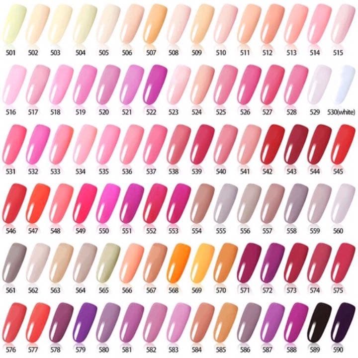 BruBru Nail Color Chart 一覧