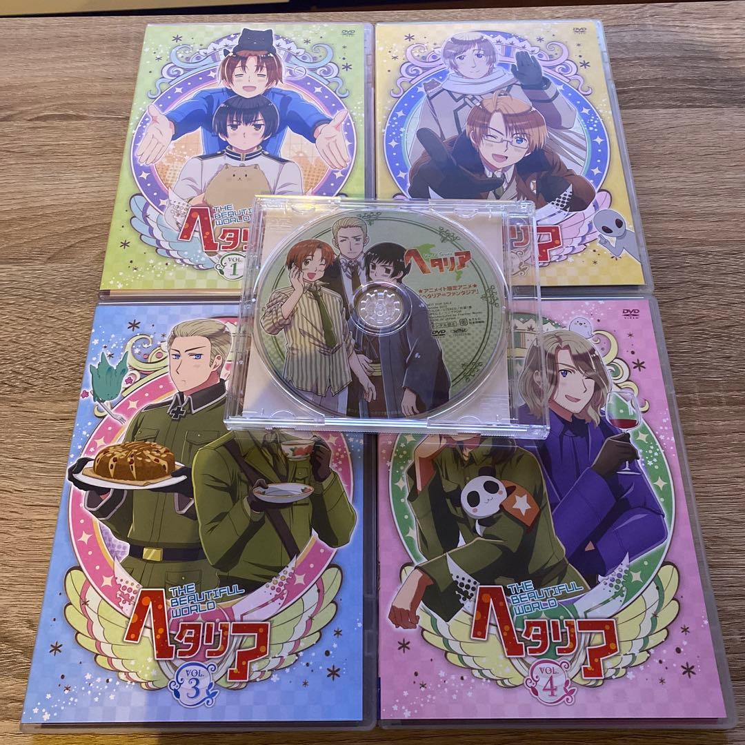 ヘタリア the beautiful world DVD アニメ 初回限定版