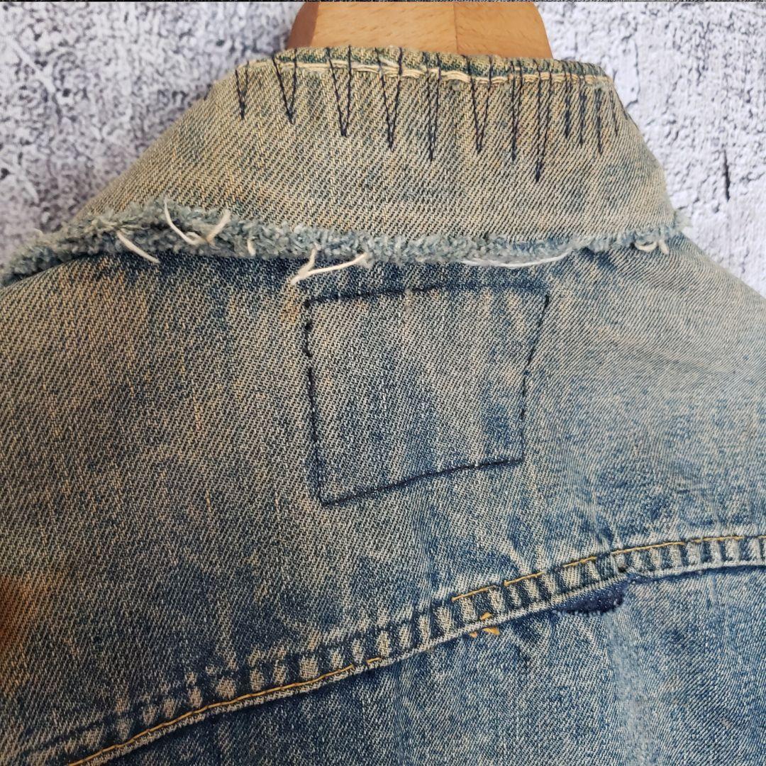 60's Levi's 557xx 3rd デニムジャケット ビッグE 襤褸
