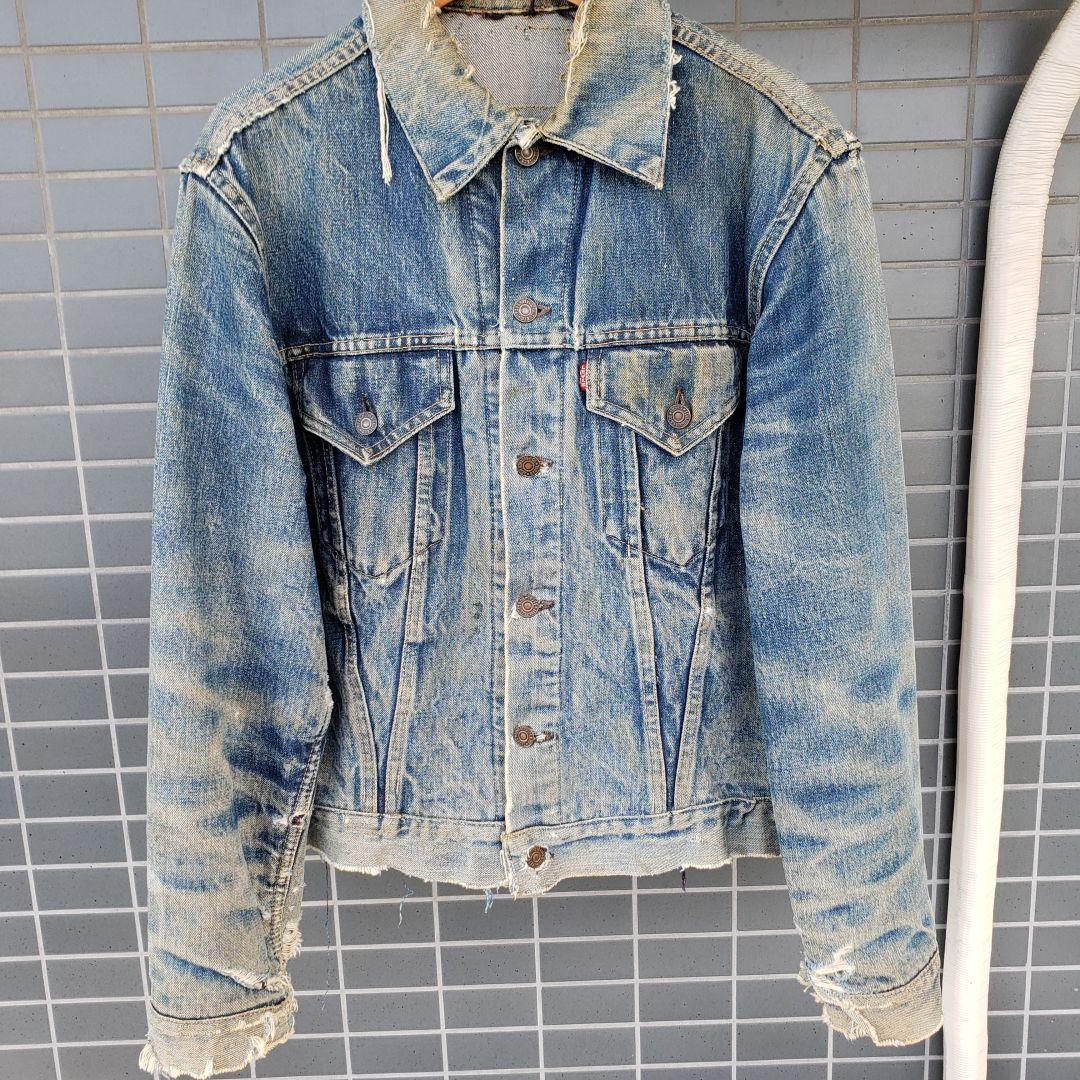 60's Levi's 557xx 3rd デニムジャケット ビッグE 襤褸