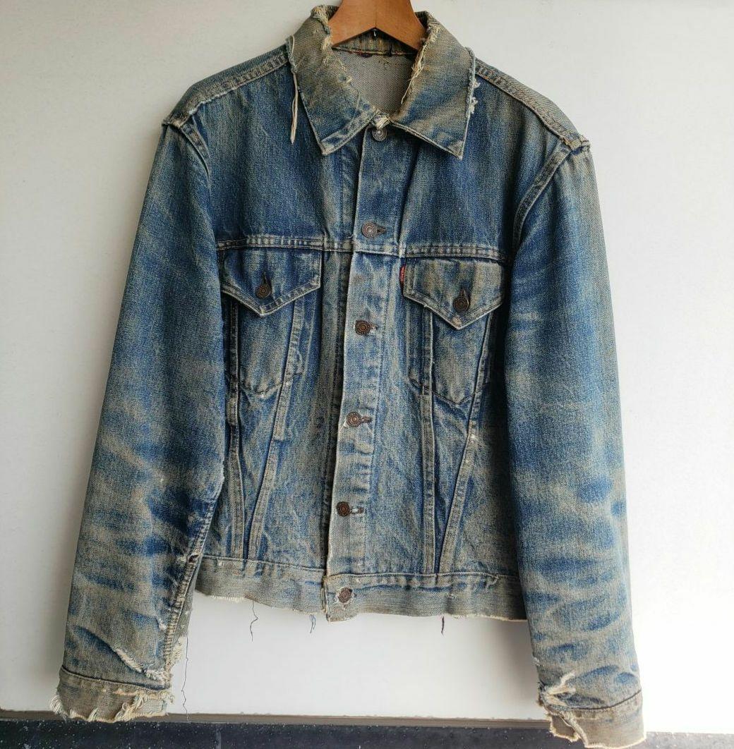 60's Levi's 557xx 3rd デニムジャケット ビッグE 襤褸
