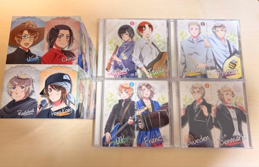 ヘタリア The World Twinkle キャラクターCD BOX&カード付