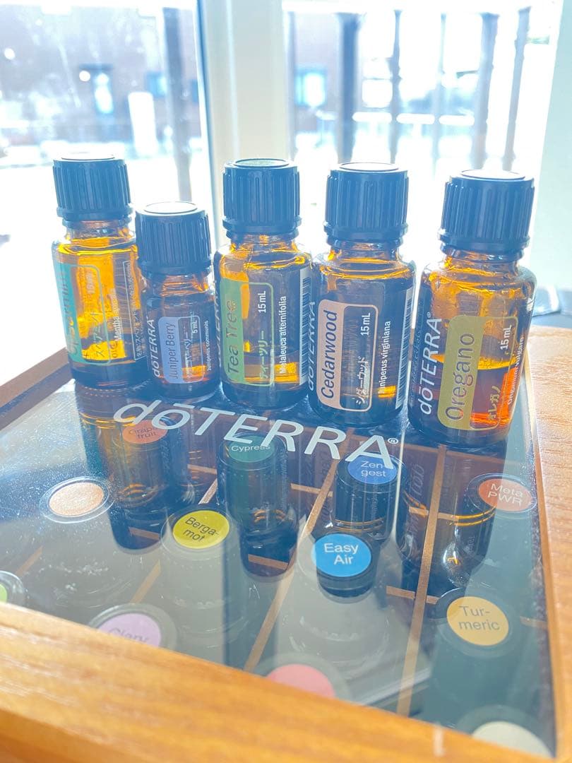 【フランキンセンスのみ新品】doTERRA EO25本 木箱etc.セット