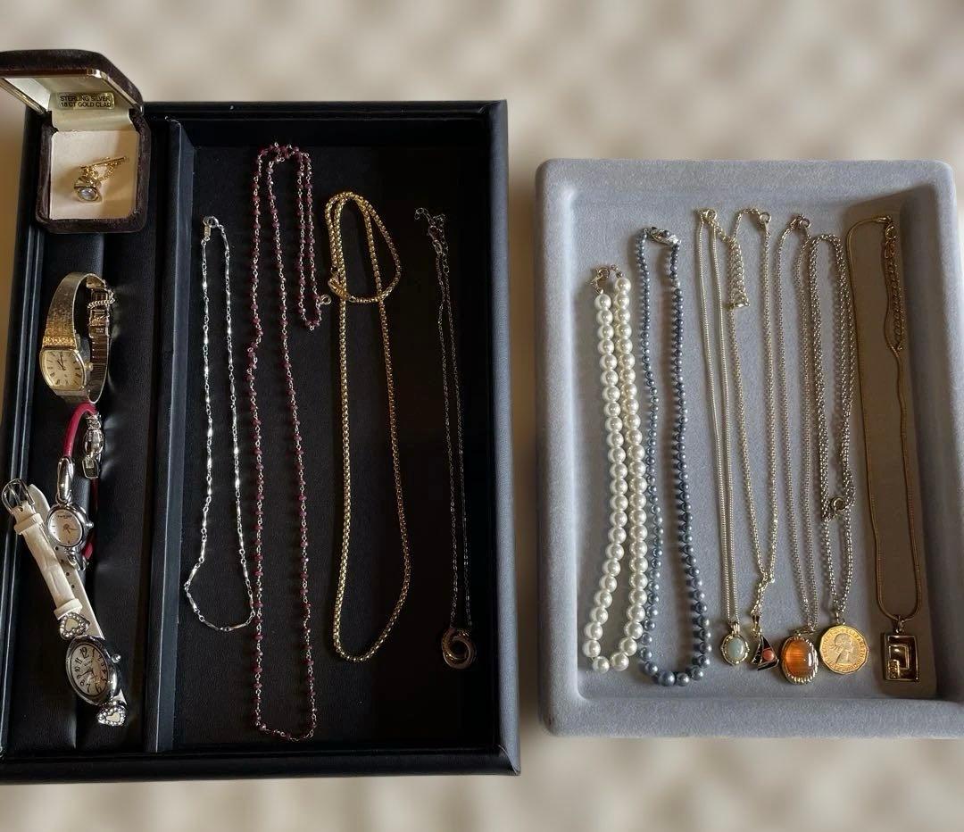 ゆ*れ様 生前整理　ネックレス　時計他まとめ売り