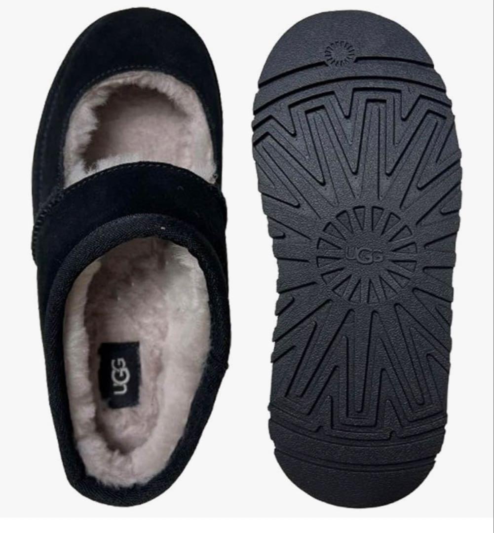 UGG ブラック スリッポンムートンブーツ