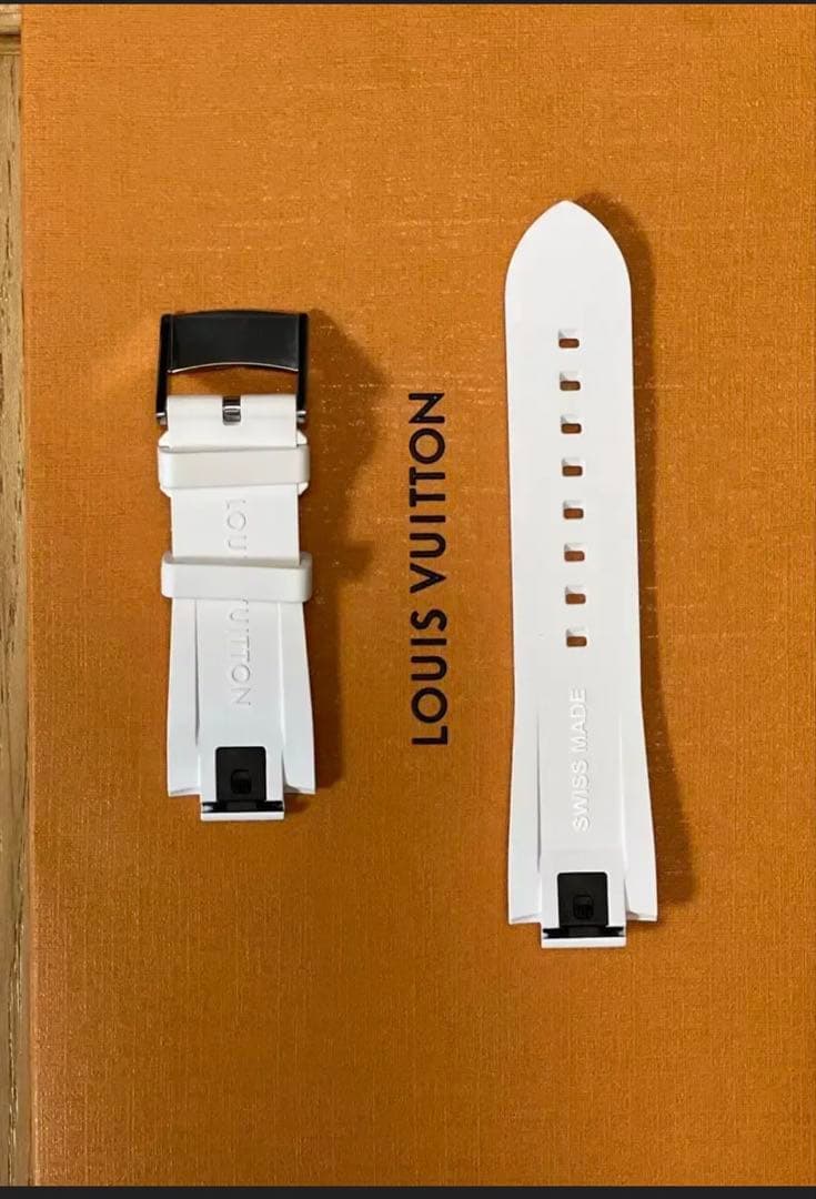7日まで限定！ LOUIS VUITTON ラバーベルト ホワイト