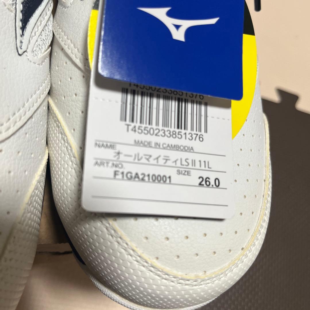 ミズノ安全靴（オールマイティLSⅡ11L）26センチ