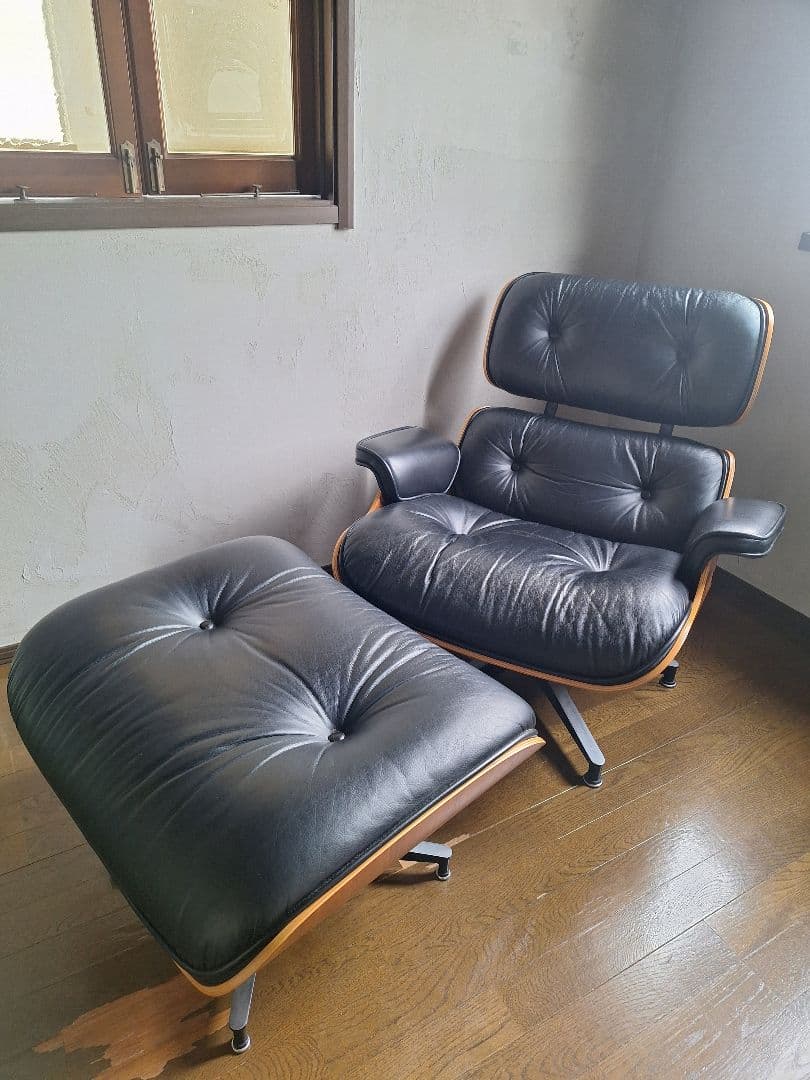 極美品 保証書有 50周年記念モデル イームズ ラウンジチェアセット