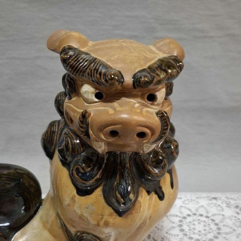 シーサー　沖縄　置物　開運　厄除け　2個組魔除け　大サイズ　インテリア