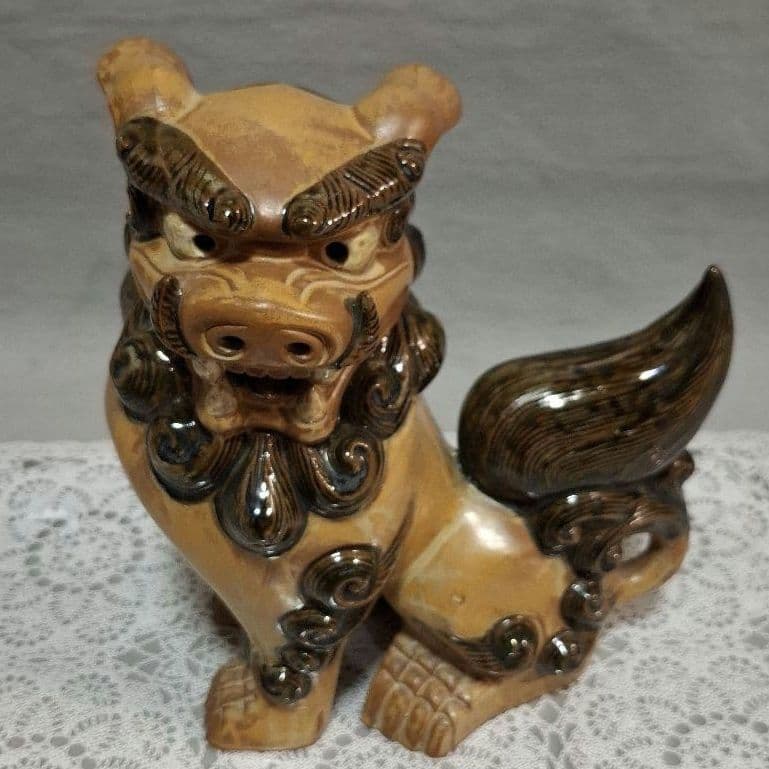 シーサー　沖縄　置物　開運　厄除け　2個組魔除け　大サイズ　インテリア