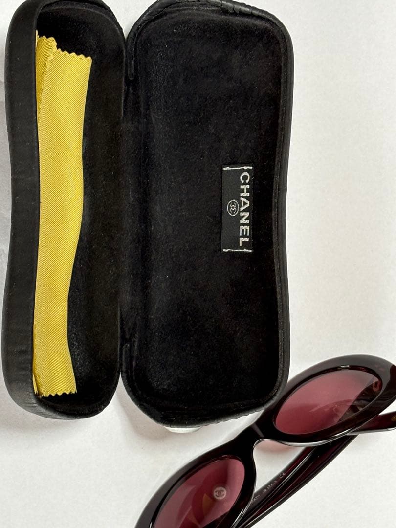 CHANEL ダークブラウン サングラス　レディース　偏光レンズ　ケース有