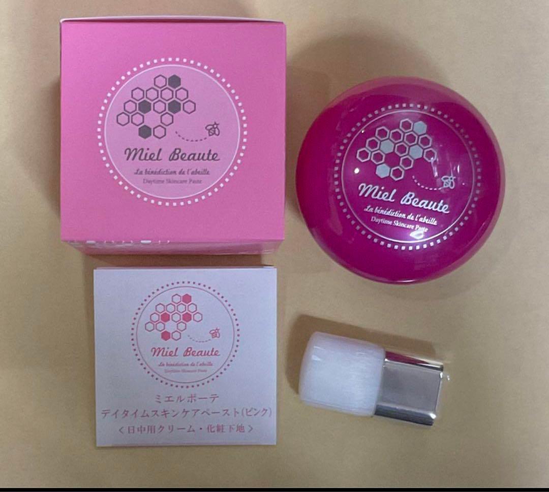 ミエルボーテ　デイタイムスキンケアペースト(ピンク) 25g 日中用クリーム4個