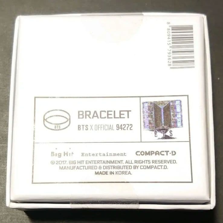 BTS 防弾少年団 WINGS TOUR 2017 BRACELET 公式