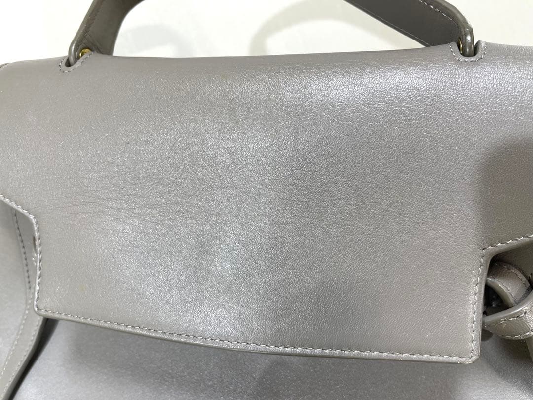 659 イタリー製 CELINE セリーヌ レザー ベルトバッグ ベルト付