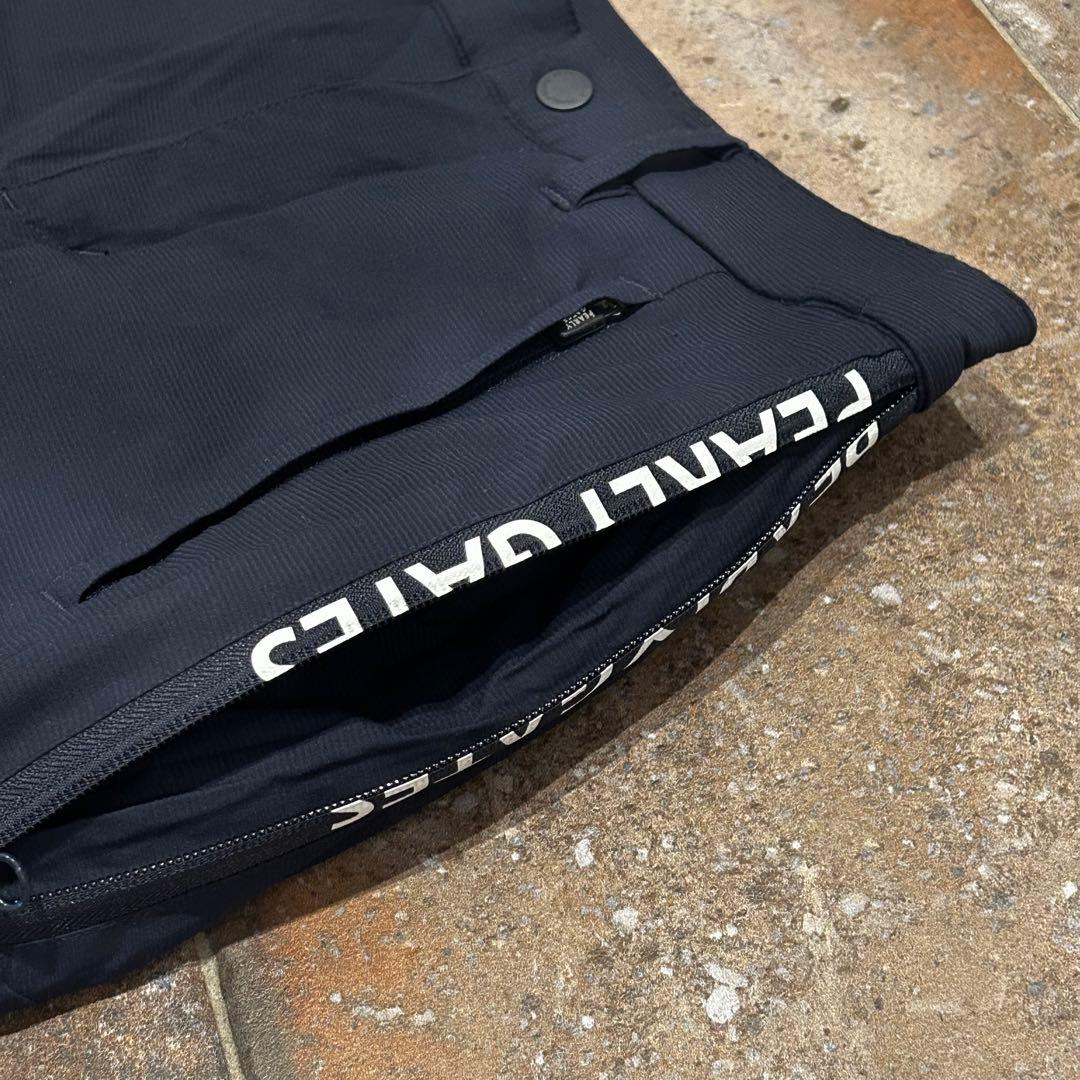 PEARLY GATES 中綿パンツ ネイビー ジップロゴ　小さいサイズ