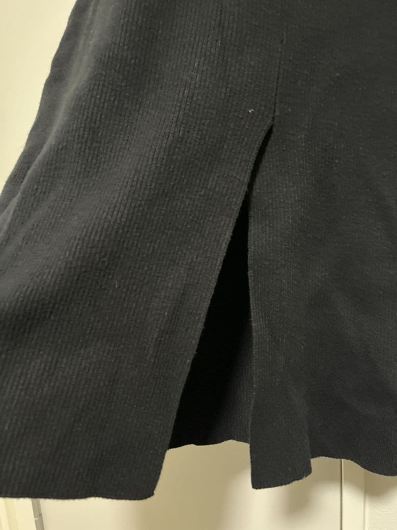 AMERI　CAN SLEEVE LAYERED KNIT DRESS