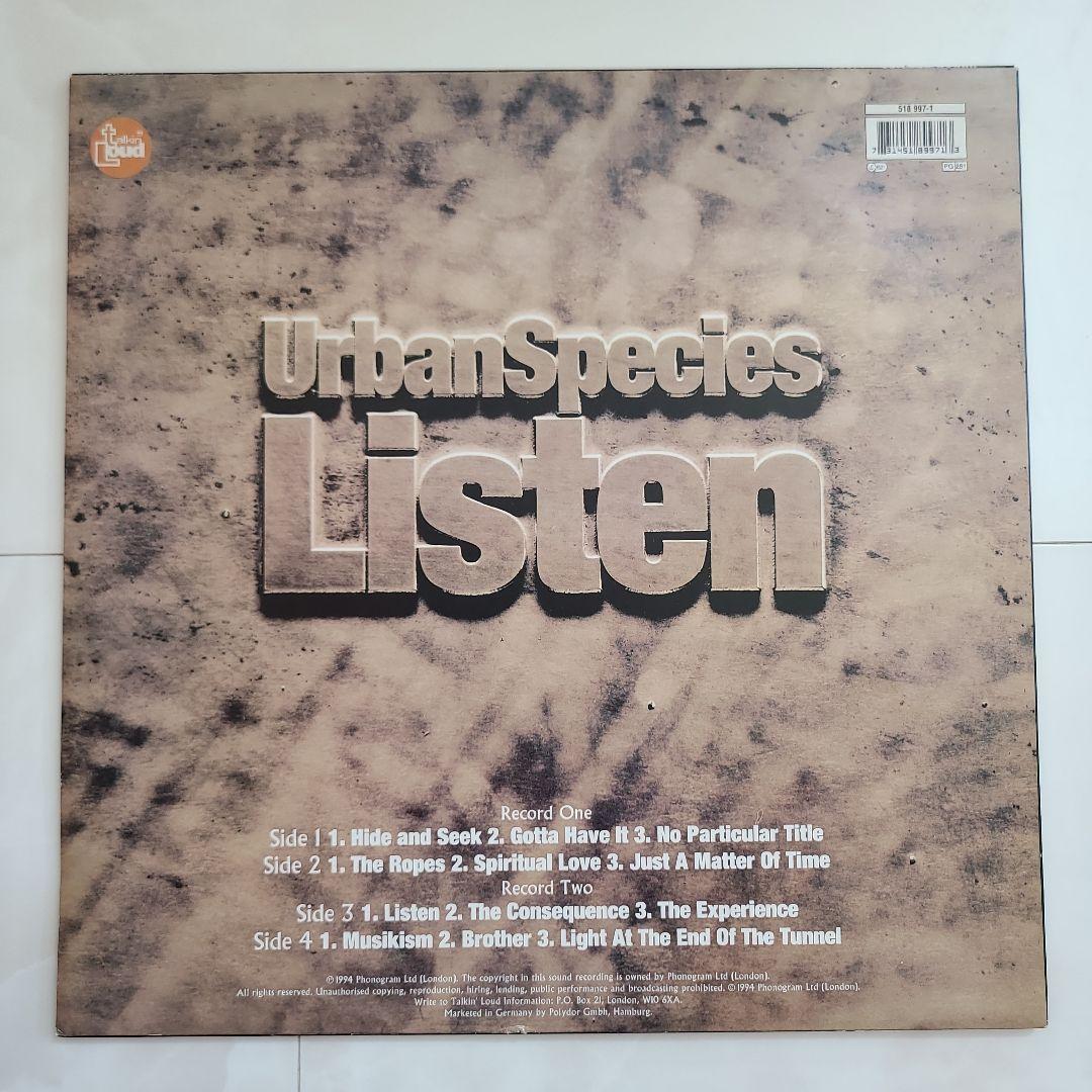 ★ＥＵオリジナル盤★『ＬＩＳＴＥＮ』アーバン・スピーシーズ ＬＰ