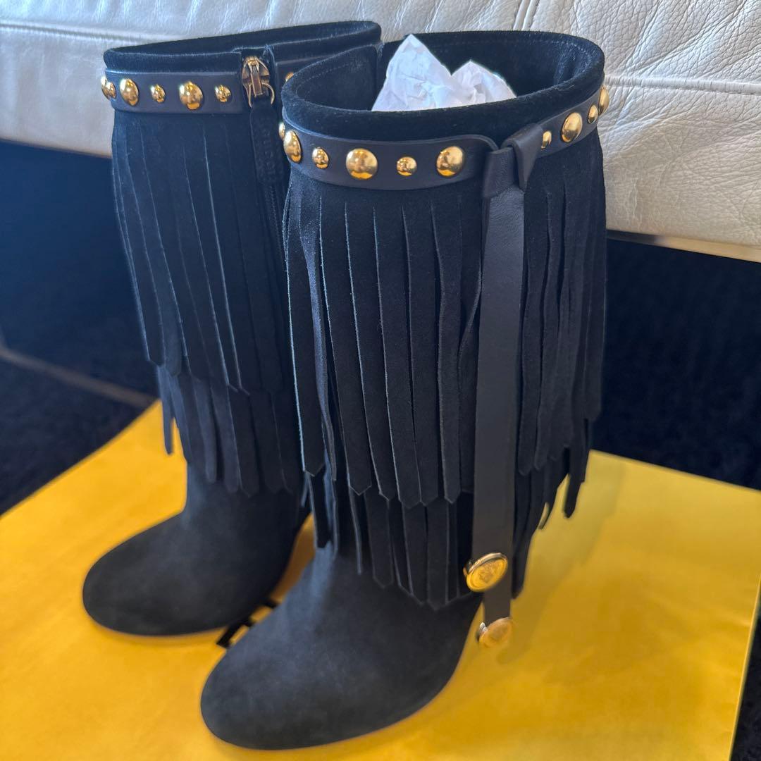 GUCCI グッチ　フリンジブーツ　35.5