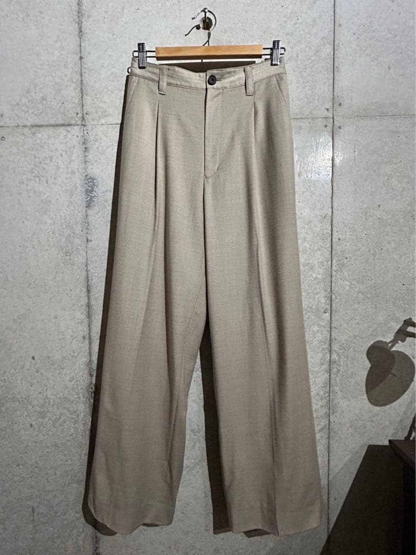 MAISON SPECIAL セットアップ　ベージュ　ウール