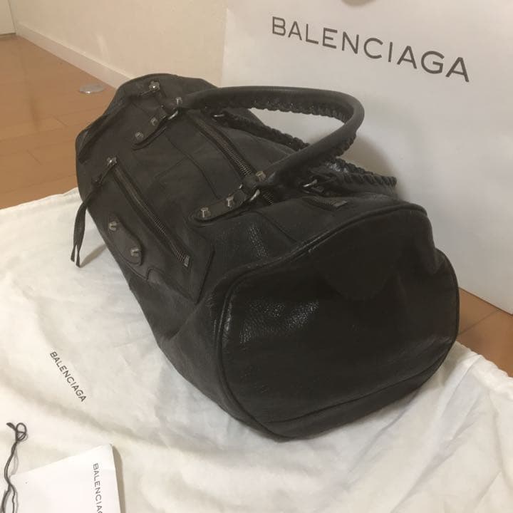 【送料込】BALENCIAGA バレンシアガ ドラム型ボストンバッグ
