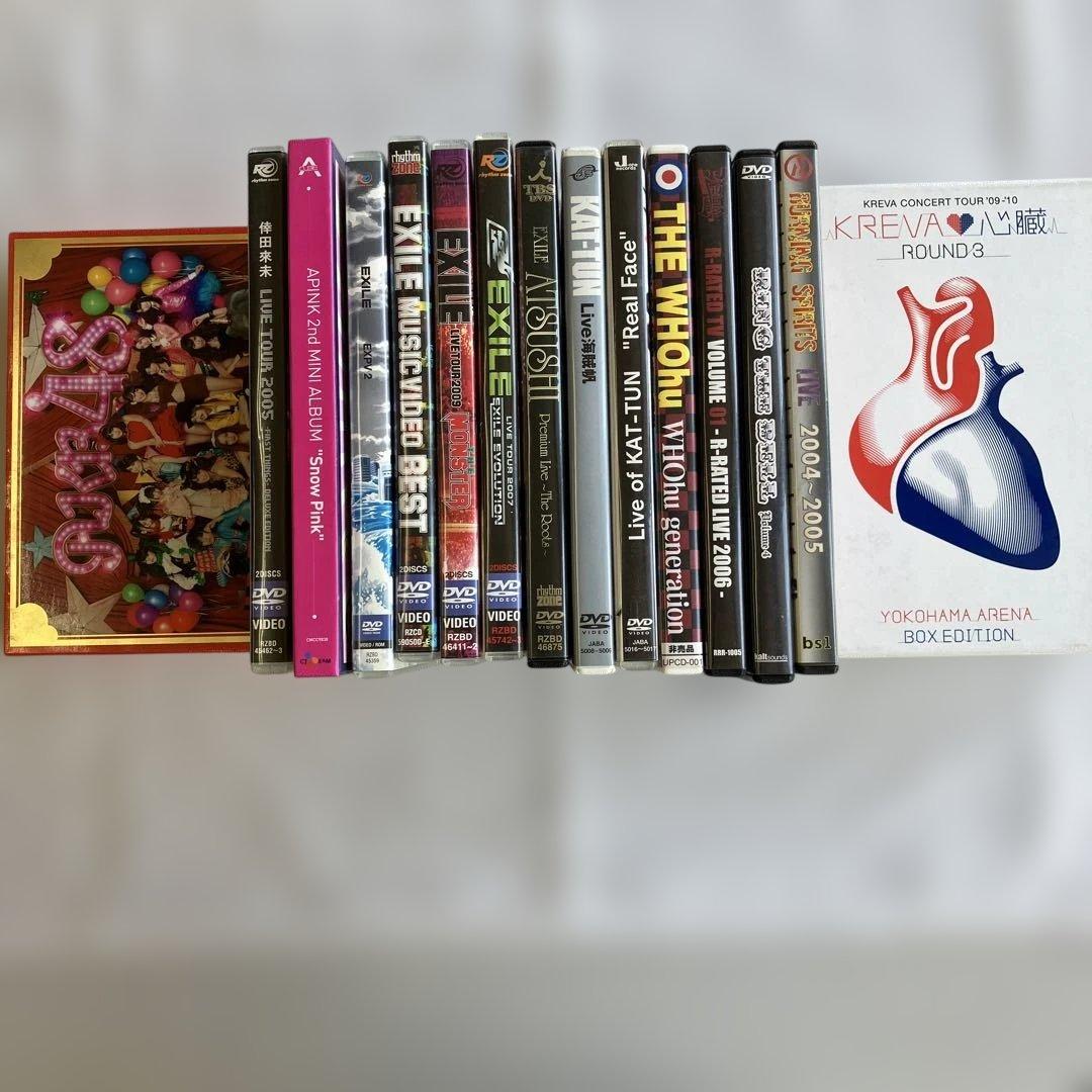 邦楽DVDセット　EXILE AKB48 倖田來未　KAT-TUN ライブDVD