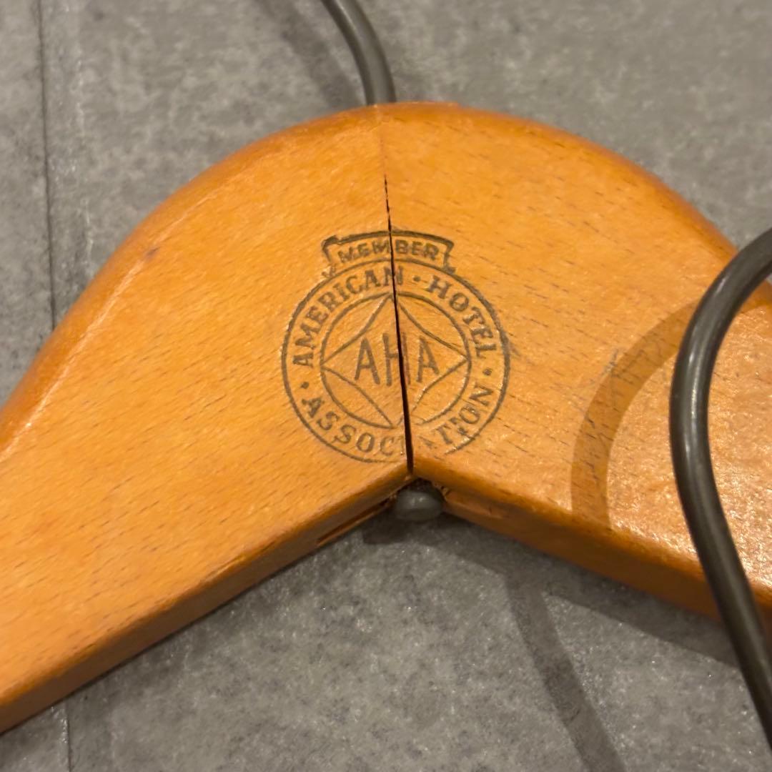 スペシャル アンティーク ビンテージ ハンガー セット 木製 アメリカ　古着屋