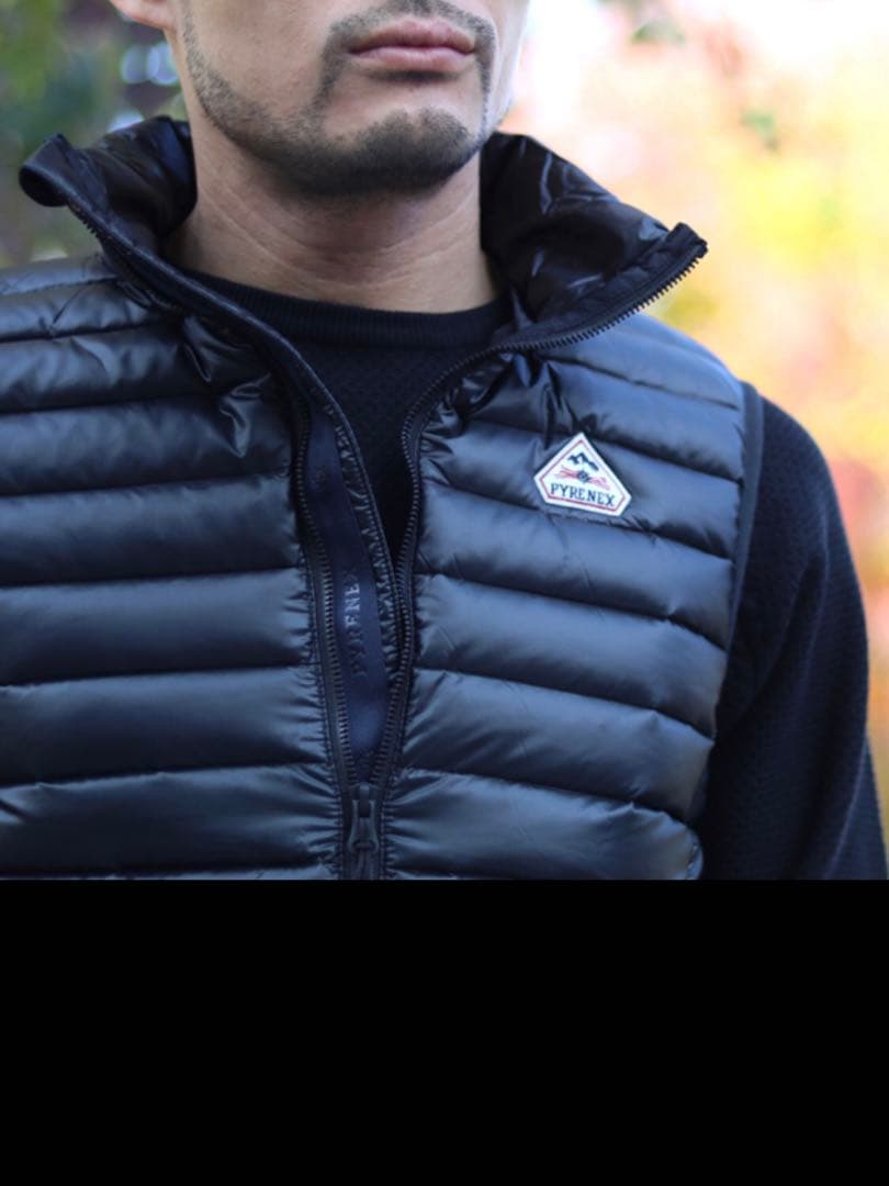 PYRENEX ピレネックス ダウンベスト 黒色 サイズM インナーベスト 美品