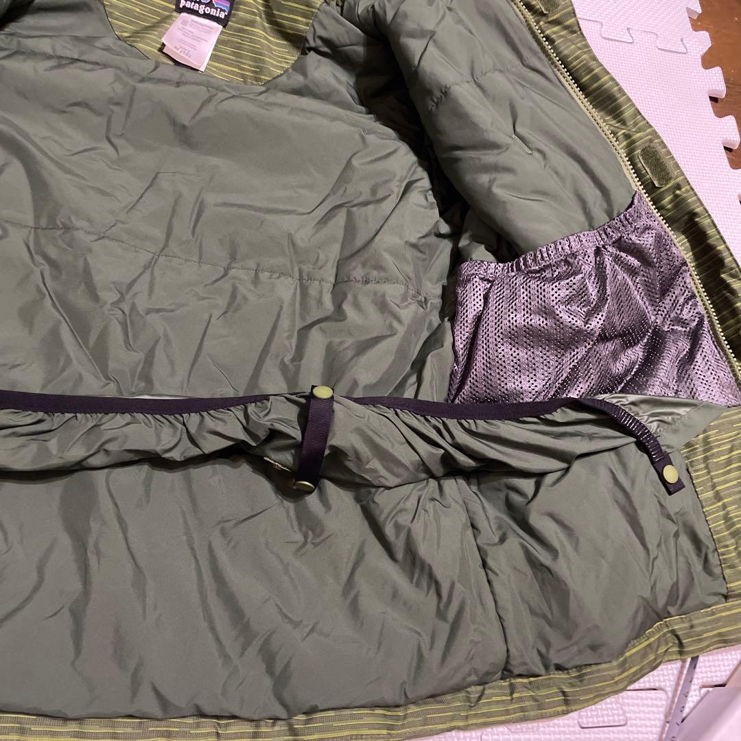 土*生様 【美品】パタゴニア Mサイズ　キッズ　スキーウェア　セット　青　緑