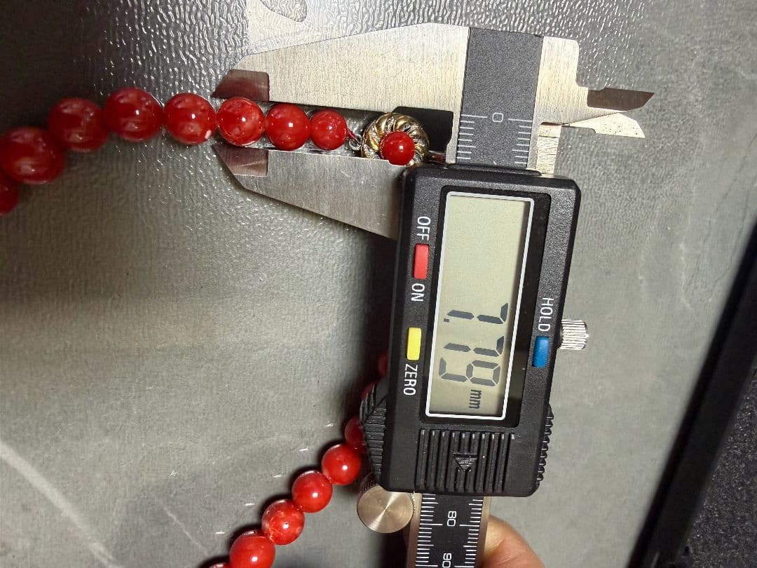 血赤珊瑚 ネックレス 重72g 美品