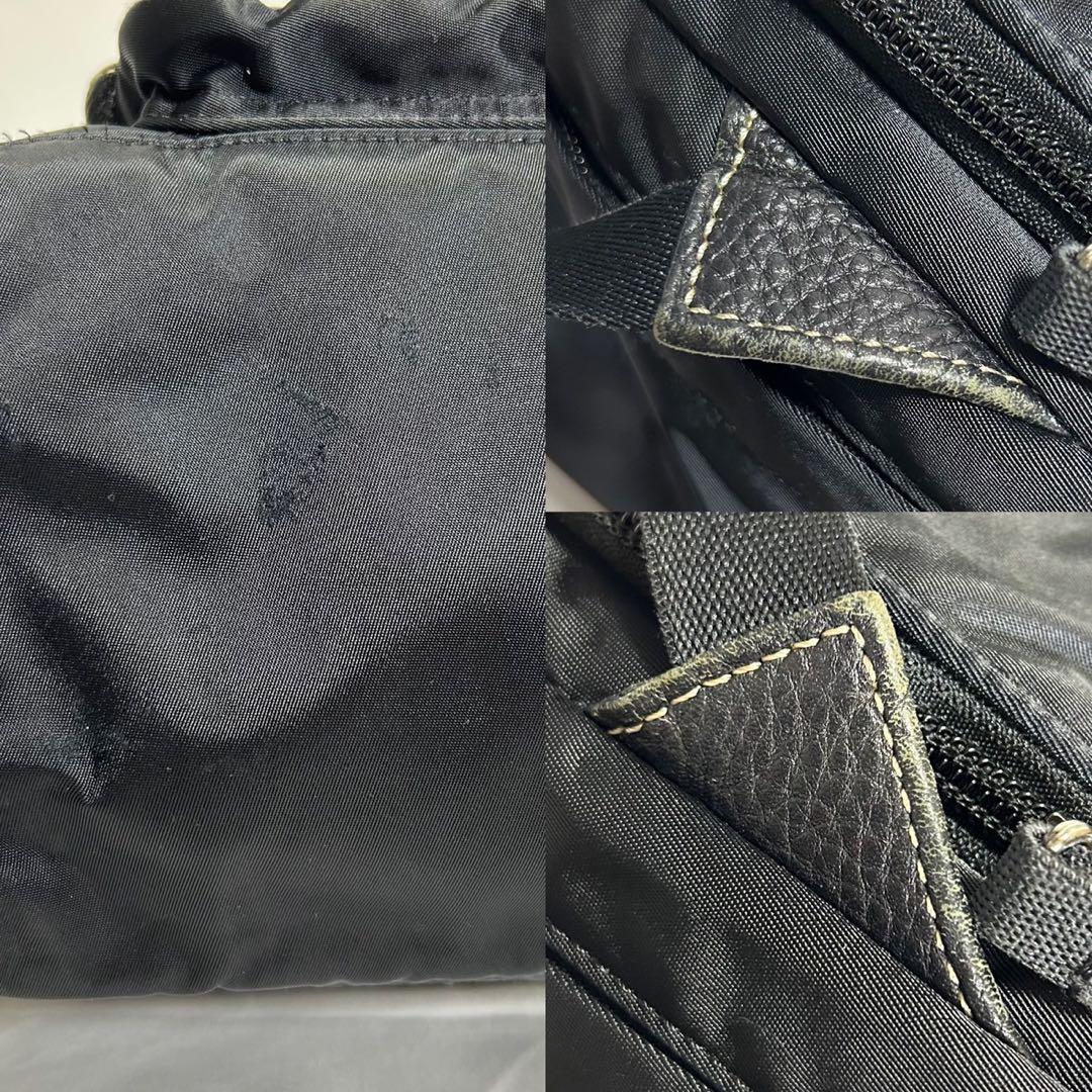 【美品】ポーター プラン 吉田カバン リュック ナイロン A4可 肩掛け 黒