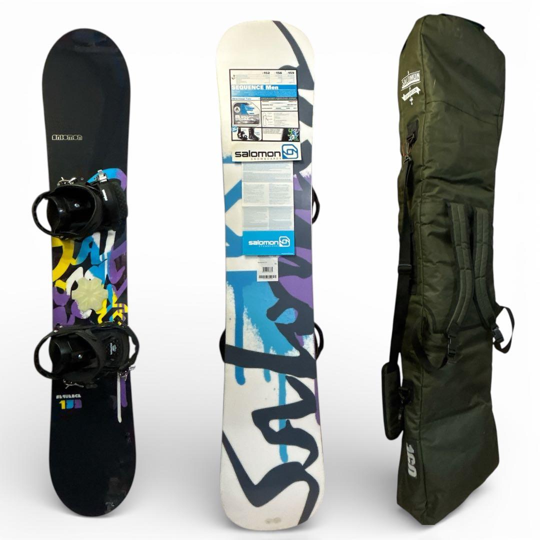 【未使用】サロモン　sequence FORCE ビンディング付き　152cm