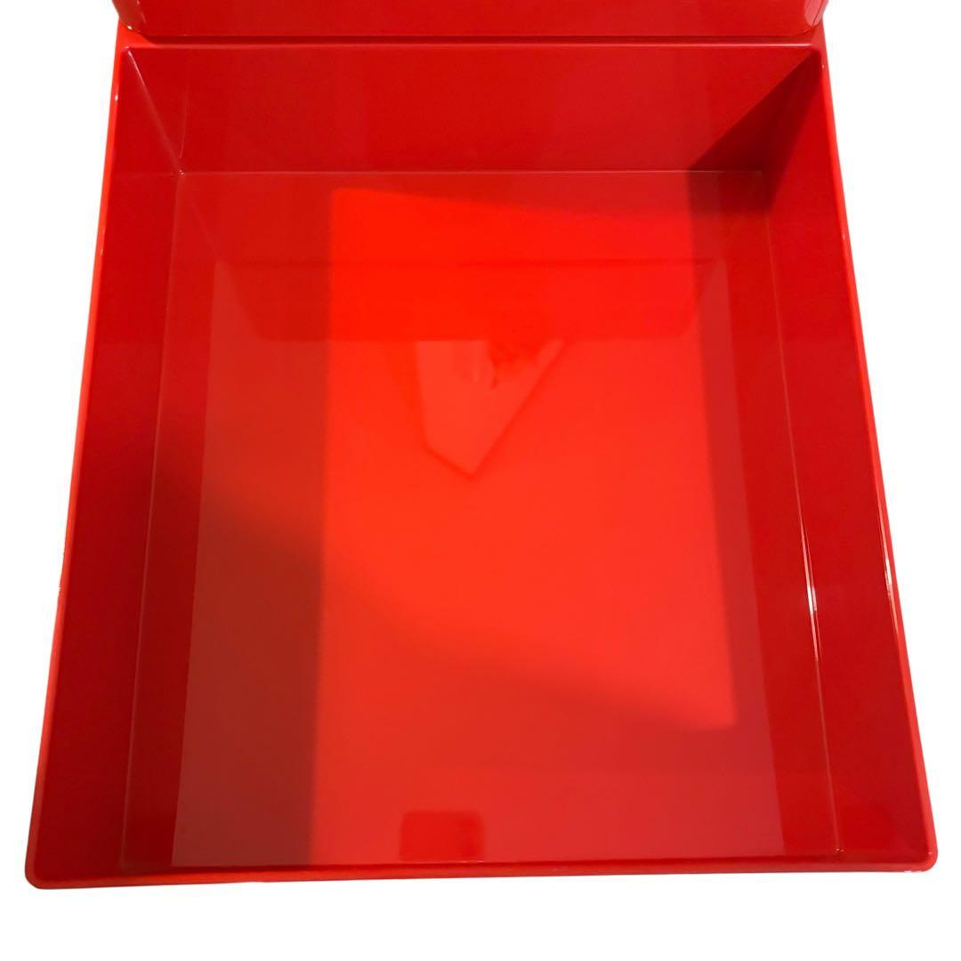 【希少レッド】MAGIS 360° コンテナ 5段 天板なし