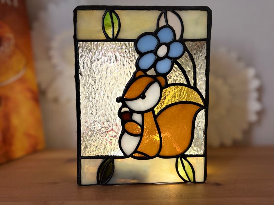 Kakochan＊うさぎとりすのランプシェード