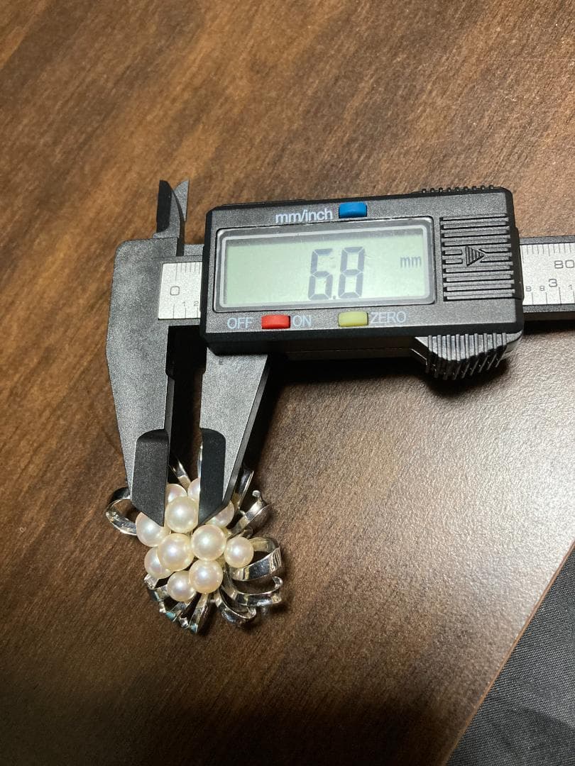 田崎真珠 タサキ アコヤ パール 真珠 ブローチ コサージュ 12珠