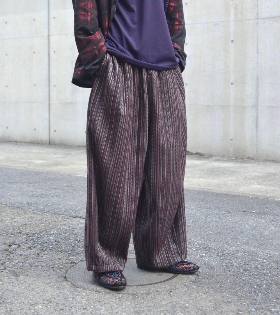 needles パンツ　パープル