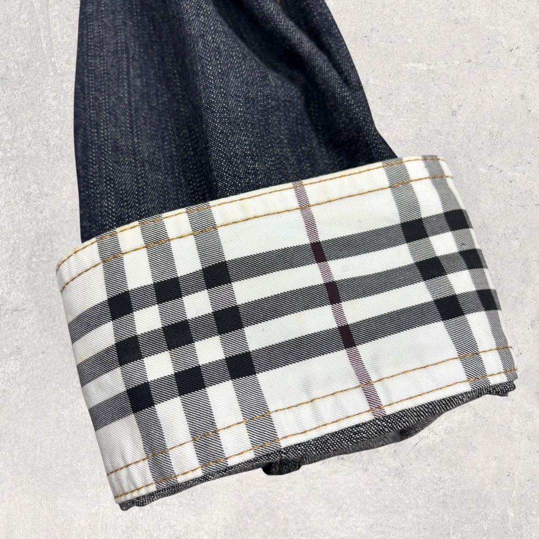 こばこうバーバリーブラックレーベル デニムジャケット L ノバチェック