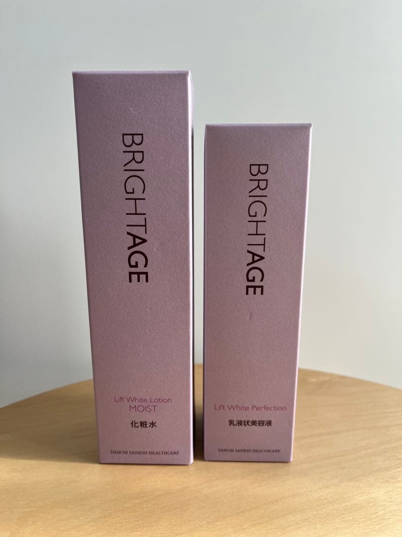 BRIGHTAGE リフトホワイトローション 120ml & 乳液 40g