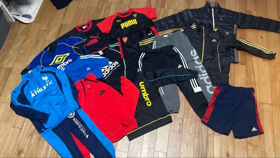 福袋15点　ナイキ　アディダス プーマ アンブロ　アスレタ　男の子150 160