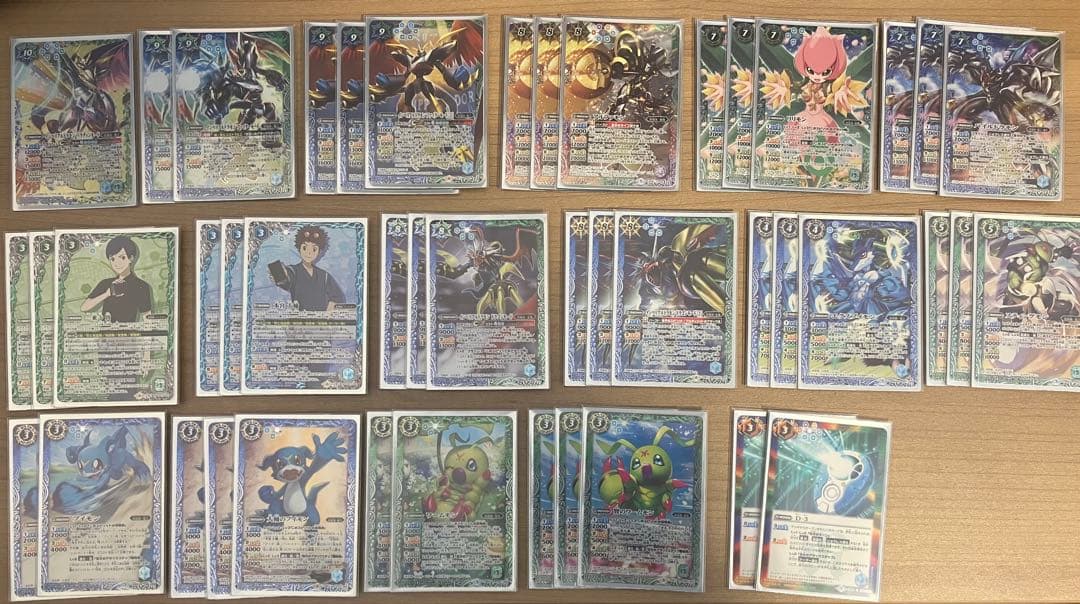 【最終値下げ】スリーブ付き インペリアルドラモン デッキ 45枚 【バトスピ】