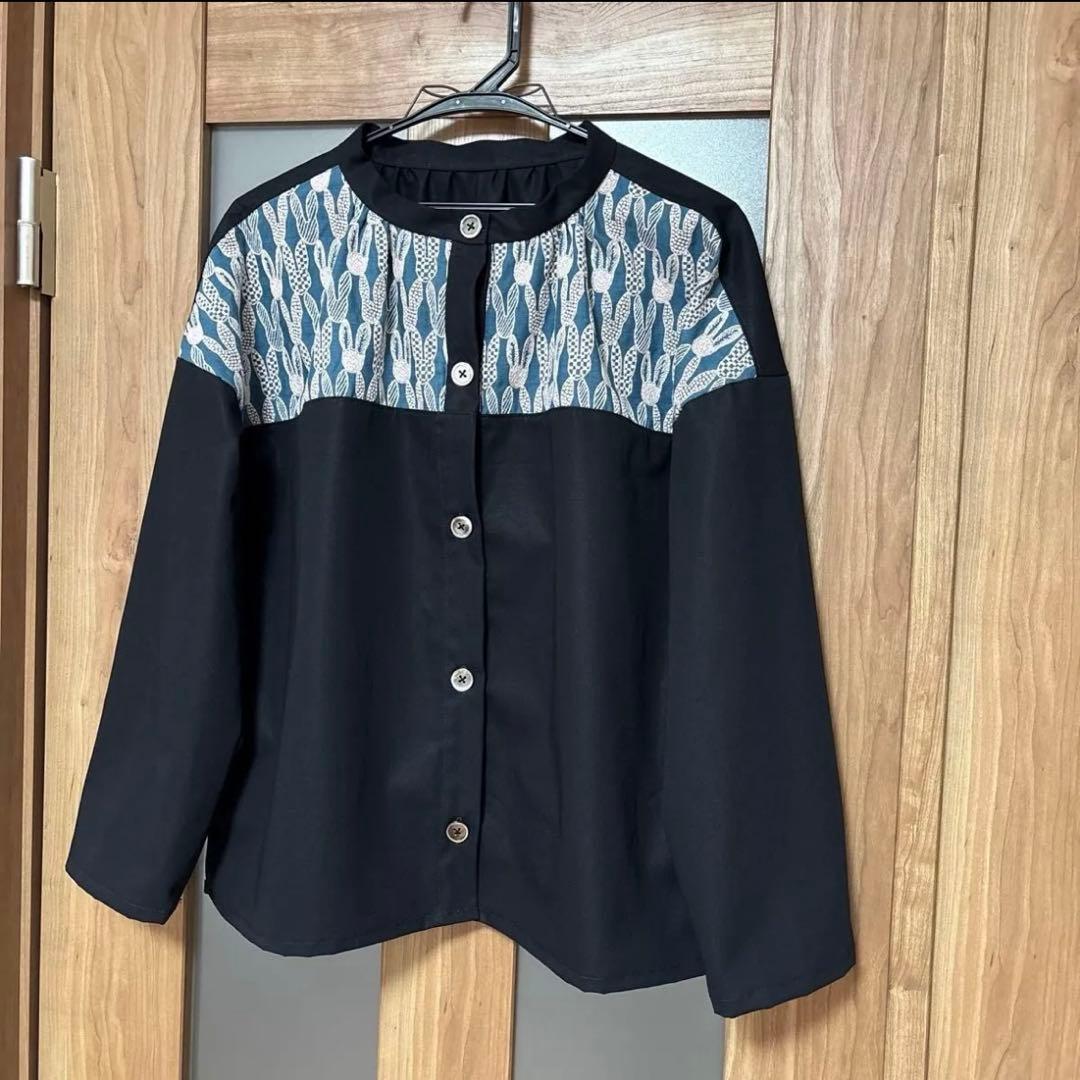 ミナペルホネン　ポンピアpomppia ジャケット　羽織り　ハンドメイド