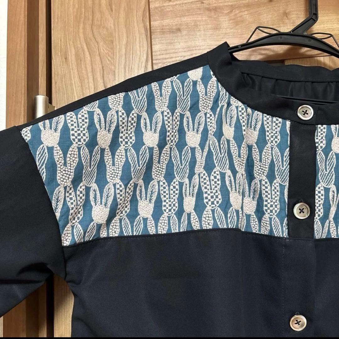 ミナペルホネン　ポンピアpomppia ジャケット　羽織り　ハンドメイド