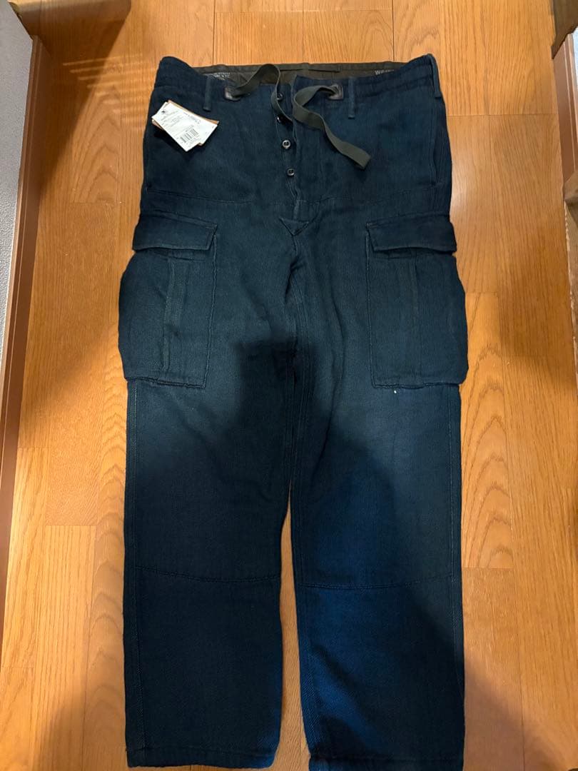 仁*様 新品！RRL 25awインディゴ ダブルフェイスド ツイル カーゴ パン