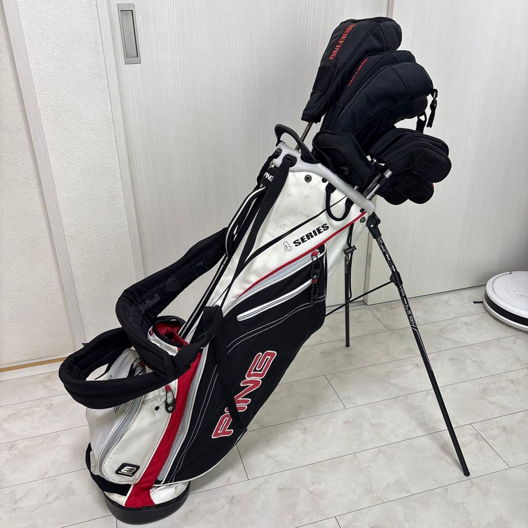 PING 4 SERIES 8.5型軽量スリム スタンドキャディーバッグ