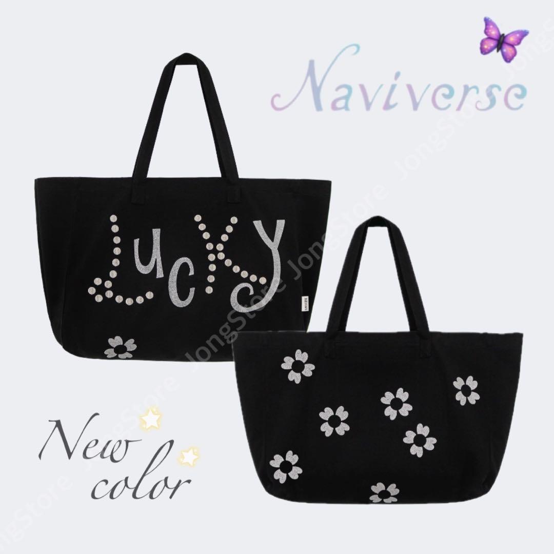 バッグ naviverse Lucy tote bag black
