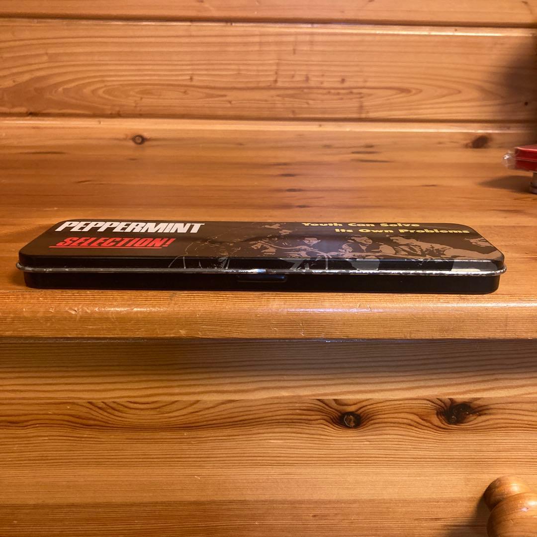 80年代当時物PEPPERMINT ペパーミント缶ペンケース3個セットロカビリー
