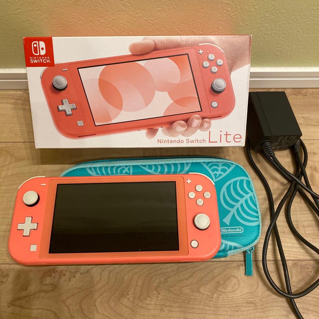 Nintendo Switch Lite ピンク スイッチライト箱付きケース付き