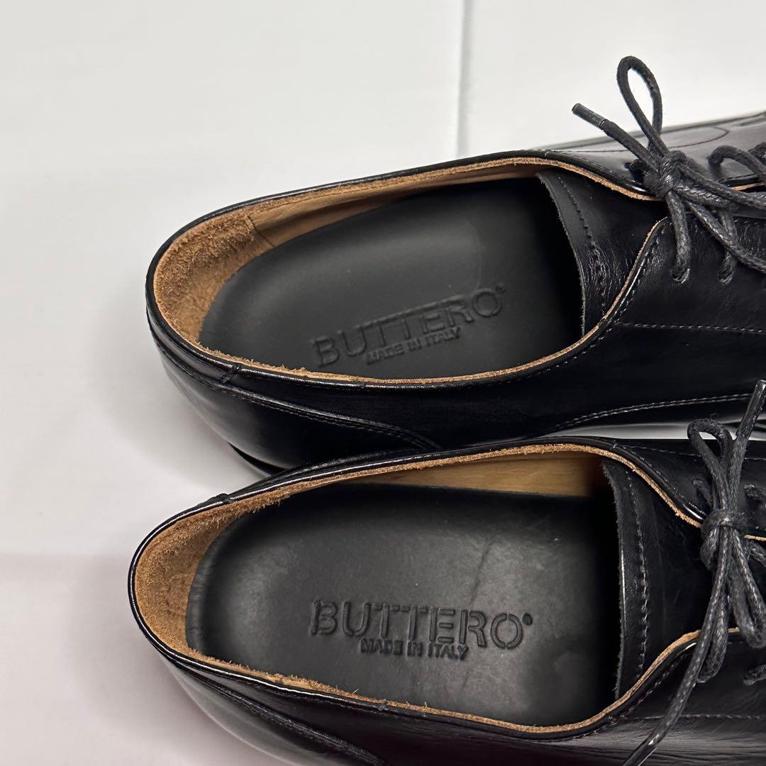 未使用☆ブッテロ☆メンズ☆革靴☆ブラック☆本革☆レザーシューズ☆173