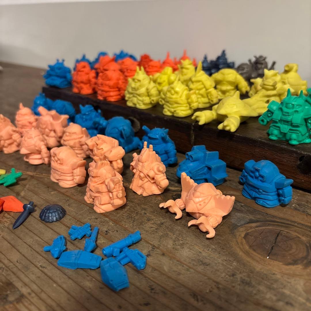 【まとめ売り】ガン消し ガンダム 昭和 レトロ ガチャ レア 初期 パーツ