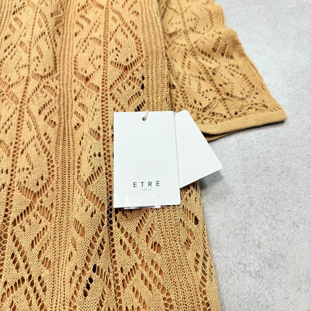 ブルちゃん 未使用✨ETRE TOKYO レースパターンニットワンピース