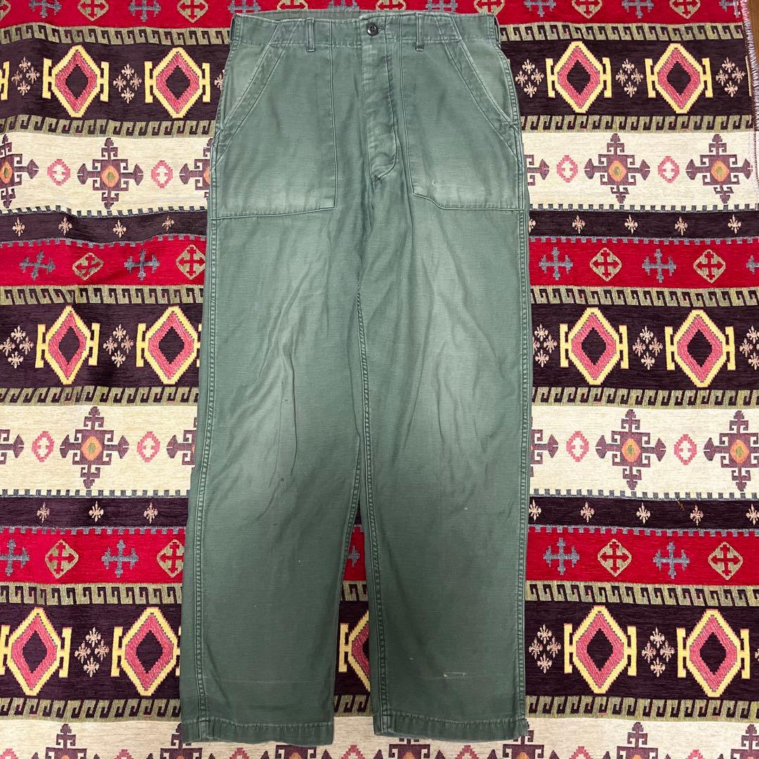70s us army ベイカーパンツ34×33 og-107